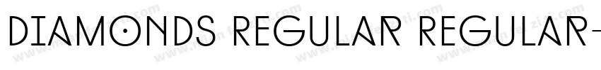 Diamonds Regular Regular字体转换